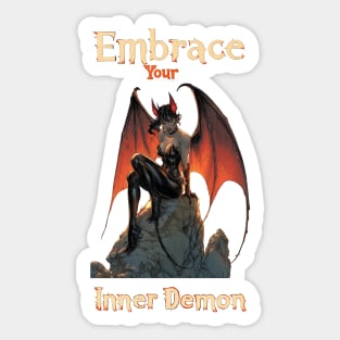 Embrace Your Inner Demon Sticker